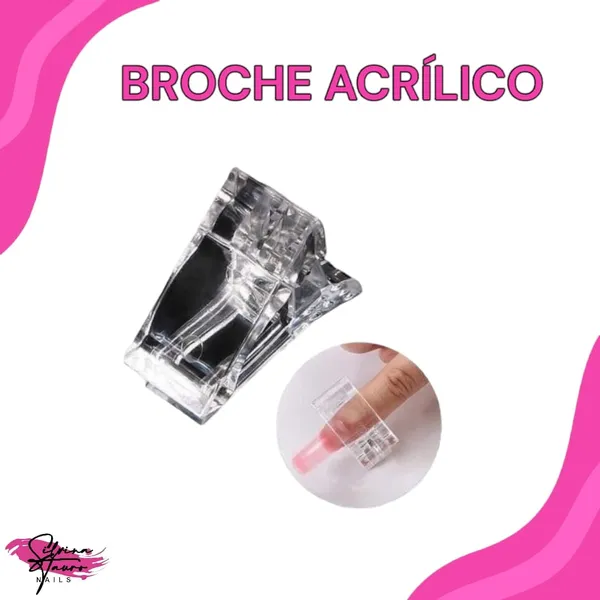 Broche Acrilico