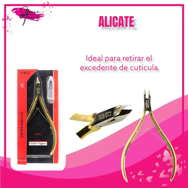 Corta Cuticulas Dorado Navi