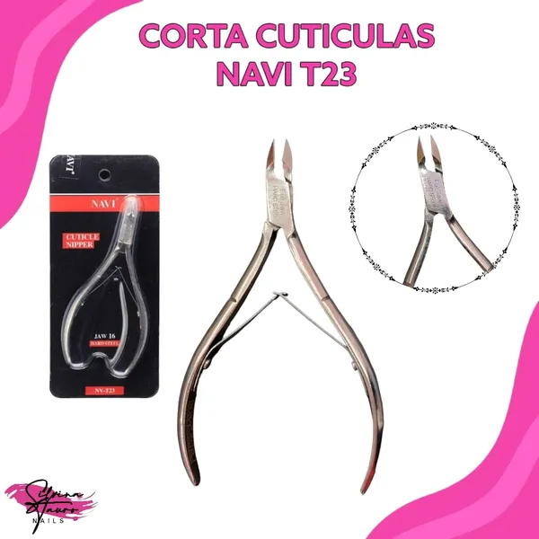 Corta Cuticulas Plateado Navi