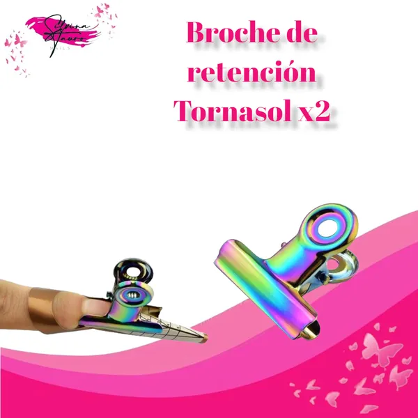Broche de Retencion Tornasol