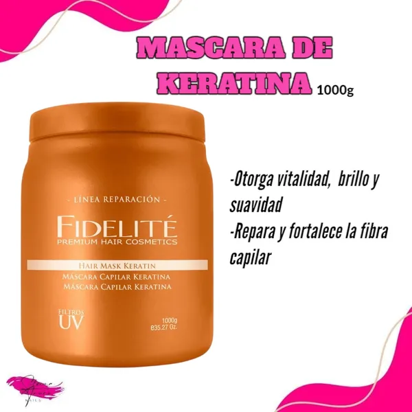 Mascara Capilar Keratina 1lt