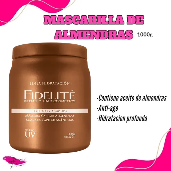 Mascara Capilar Almendra 1lt