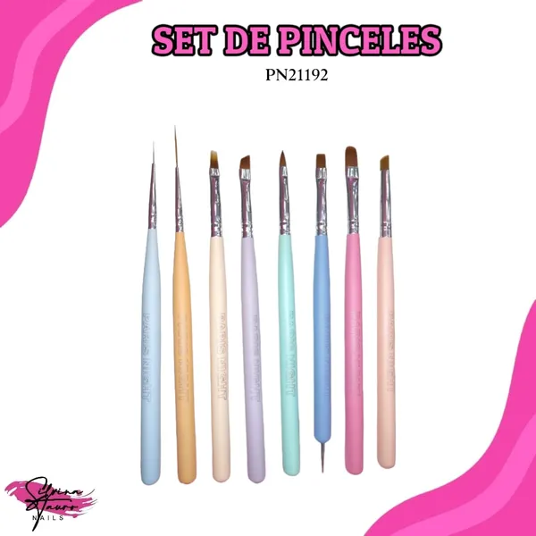 Set Pinceles X8 M/Pasteles
