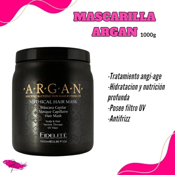 Mascara Capilar Argan 1lt