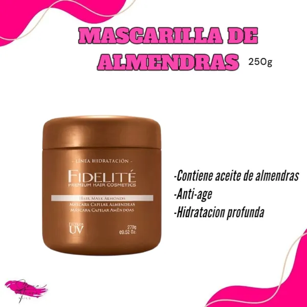 Mascara Capilar Almendras 270g