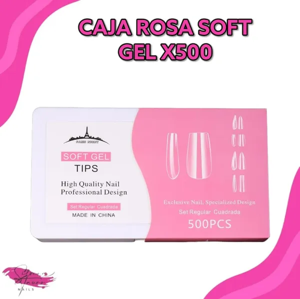 Soft Gel Tips Regular X500