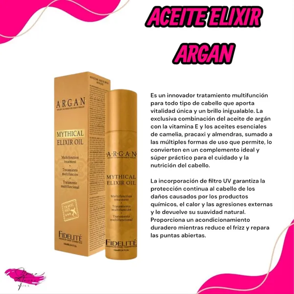 Aceite Elixir Argan Fidelite