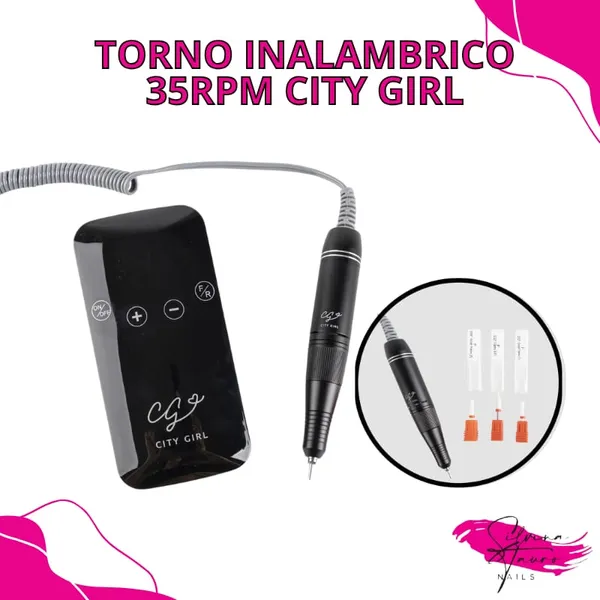 TORNO INALAMBRICO CITY GIRL 35rpm