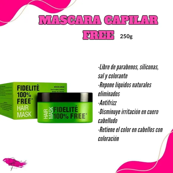 Mascara Capilar 250ml Free