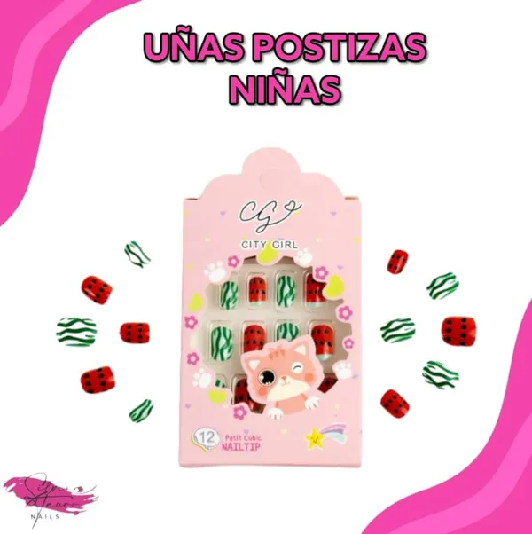 Uñas Postizas de Niña