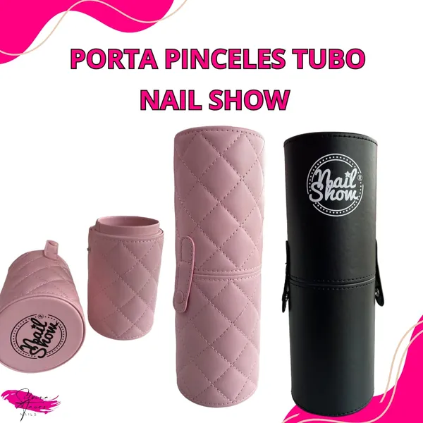 Porta Pinceles Tubo Nail Show